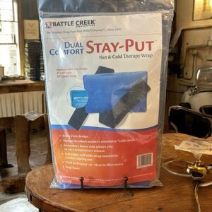 Battle Creek Stay-Put Hot Cold Therapy Wrap Reusable Ice Pack Strap Pain Relief